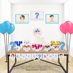 Só um bolinho Chá Revelação - Arquivo Digital 26 Só um bolinho Chá Revelação - Arquivo Digital