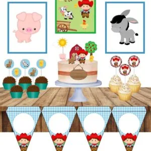 Só um bolinho Fazendinha Menino - Arquivo Digital 5 Só um bolinho Fazendinha Menino - Arquivo Digital