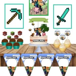 Só um bolinho Minecraft - Arquivo Digital 5 Só um bolinho Minecraft - Arquivo Digital