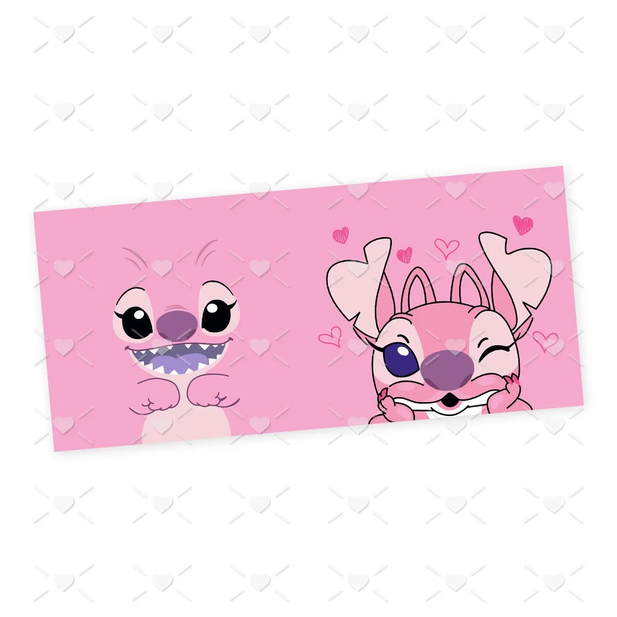 Stitch E Angel 2 Artes Para Sublimar Caneca We Love Stitch 2