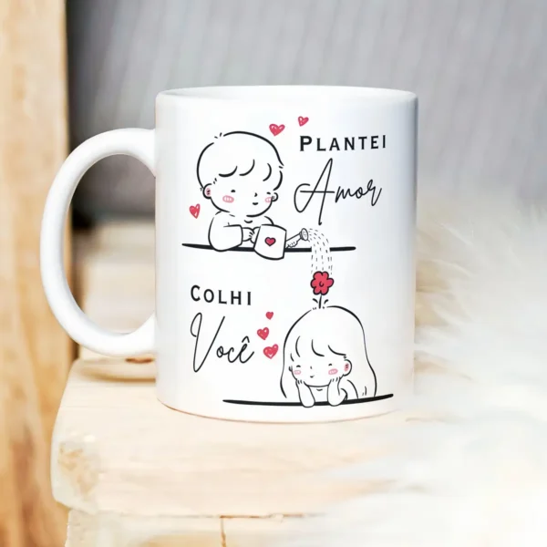 Templates de Canecas para Presente de Dia dos Namorados