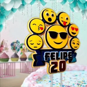 topo de bolo emoji arquivo digital arquivo digital