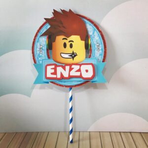 Topo de Bolo Roblox - Arquivo Digital