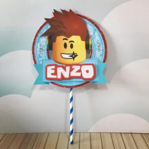 Topo de Bolo Roblox - Arquivo Digital
