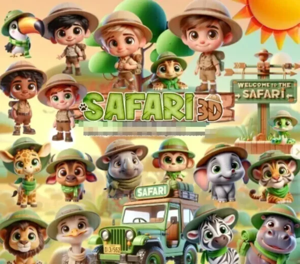 Transforme Seus Projetos com o Kit Digital Tema Safari