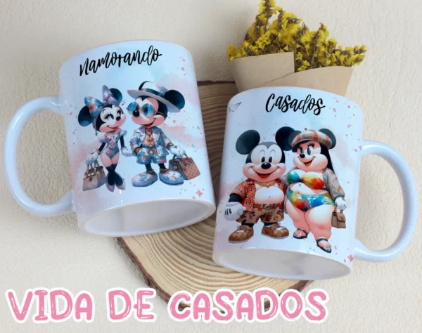 Trio de Artes para Canecas de Casais - Formato JPG