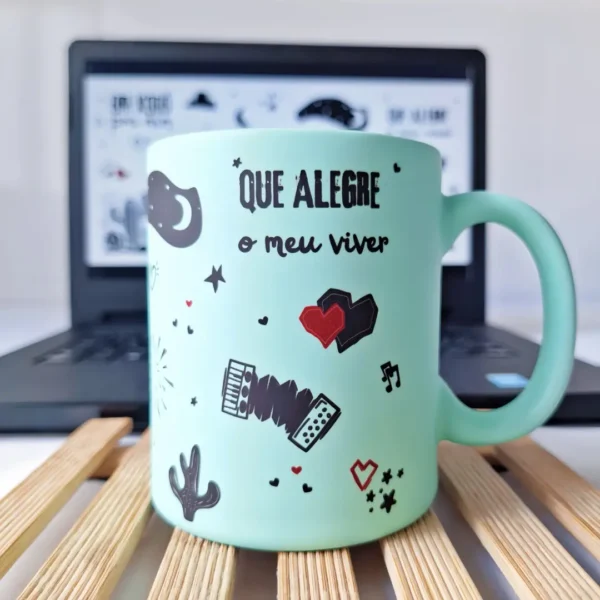 "Um Xodó Pra Mim" Design de Caneca para Sublimação PNG