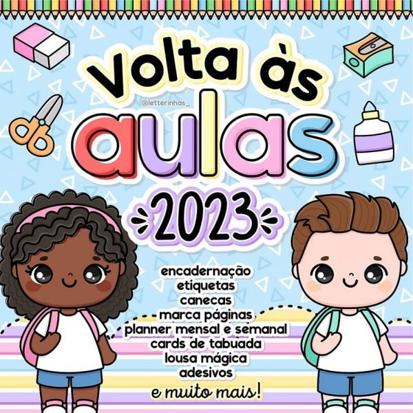 Volta Às Aulas 2023 Arquivos Agendas Ilustrações Frases Arte